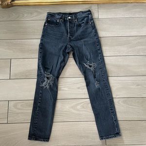 Levi’s 501 jeans in dark gray